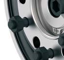 Low-backlash spherical bearings (2a) exactly centre the drive end and the output end relative to each other in a true running manner.