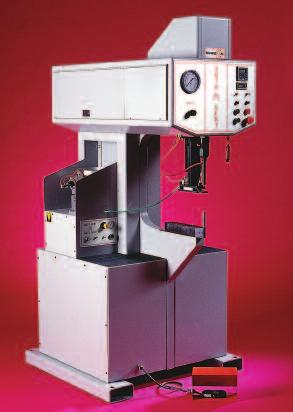 AUTO-SERT S 20 MACHINE The Auto-Sert 20 Throat Machine is a high-powered, versatile machine which provides the flexibility to work with both flat and formed