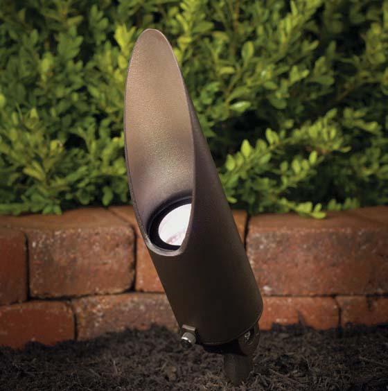 ARCHITECTURAL GRADE ADJUSTABLE ACCENT LIGHT Recommend for up or down spotlighting, cross-lighting and grazing.
