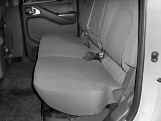 on the outer edge of the seatbacks and fold the seatback forward.