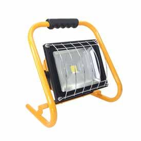 Portable LED Flood Light Portable Flood Lights are easy to carry from one location to another as they are battery powered and highly versatile.