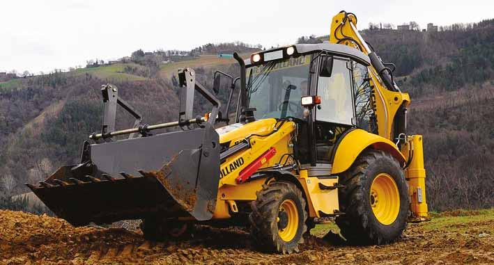 - Maximize bucket filling with Powershift transmission and standard kick down function - Easy leveling thanks to loader float function controlled from