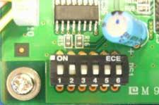 E 9 E2-2 Setting of dipswitch for CPU board 1 - - - ON : Initialization of backup date OFF. : Do not initialize (Regular) 2 - - - ON : Maitenance mode OFF. : Regular 3 - - - OFF. : Reguar 4 - - - OFF.
