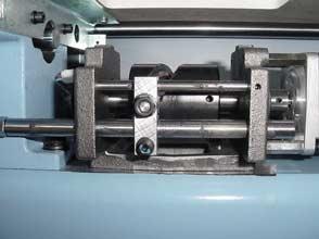 72 4-5-1 Check of thread cutting driver 1. remove table support cover, cover for thread cutting driver. 3. Check clearance between Driver base and Fasten block for guide [ 18 ~ 19mm ].