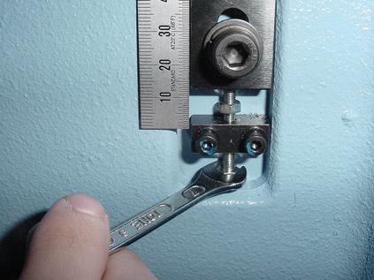Mission cover(left) 2. Loosen lock nut of tension adjusting screw <Spanner> 7mm 5. Tighten screws for tension plate. 3.