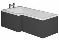 80 Code: EF318CA Cashmere 1700mm L Shape Bath Panels Cashmere W: 1700 x H: 540mm 1700mm Front Panel 122.40 EF315CA 700mm End Panel 55.