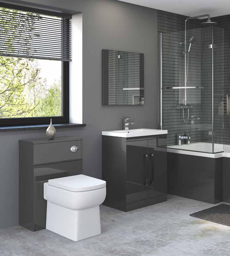 Features: 3 high gloss acrylic colour options 10 year guarantee All units provided fully assembled Stone grey interior Soft close doors and drawers Solid cast handles FSC approved products Adjustable