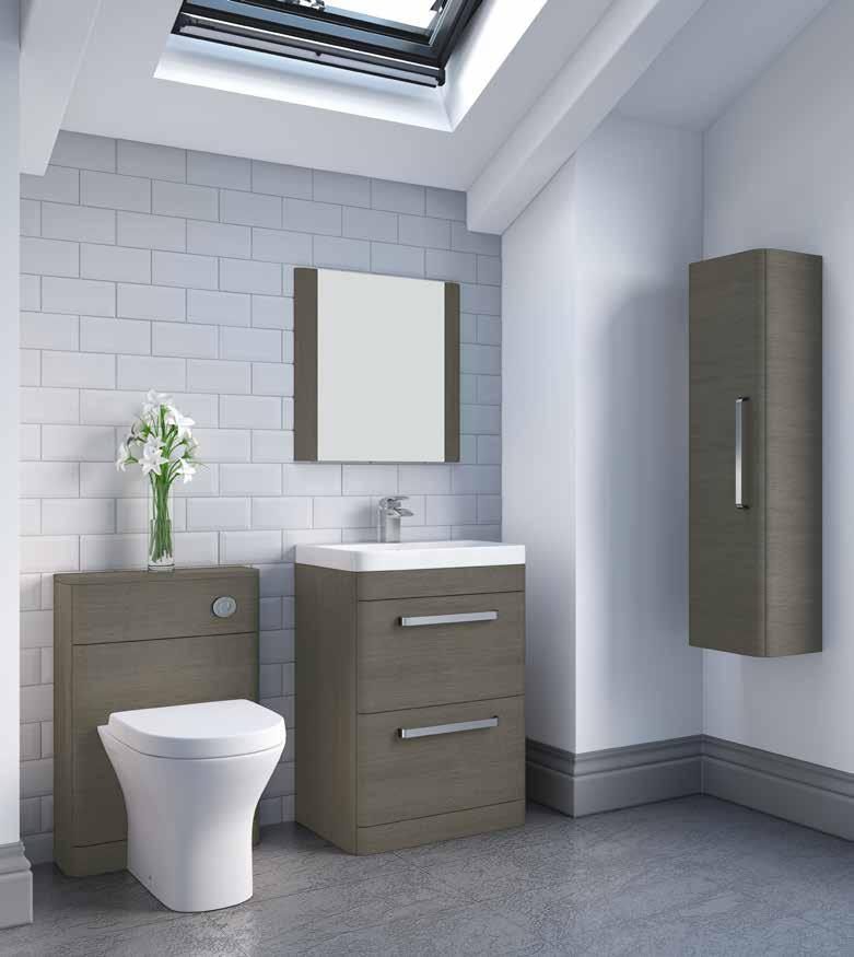 Vermont With its contemporary look, curvaceous styling and rounded edges the Vermont certainly makes a statement and adds a touch of luxury to any bathroom.