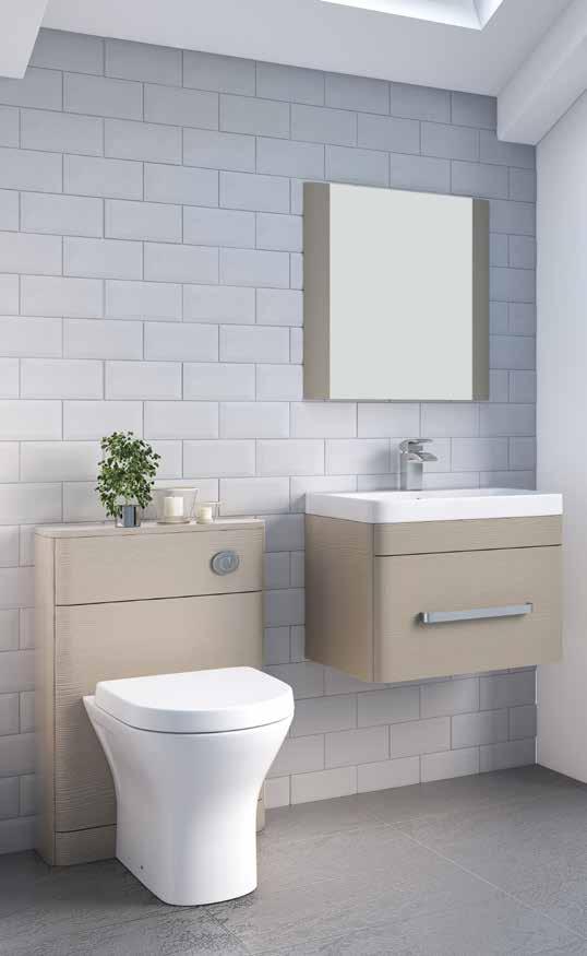 Features: 2 luxurious textured woodgrain finish options 1 high gloss finish option 10 year guarantee Ceramic basins included with all units All units provided fully assembled Stone grey interior Soft