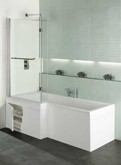 Shower Baths Get the best of both worlds with our stylish shower baths.