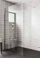 support available for alternative fixing finish and design Stylish chrome capped profile finish Wetroom Panels 2000mm Height Size Adjustments Min/Max Code Price 700mm 675-700mm EDO38 232.