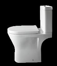Ivy Close-Coupled Pan and 55cm Basin with Full Pedestal Quick release seat button Quick release