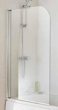 Made from toughened glass and with different styles to choose from, a bathscreen is the perfect alternative if you don t have room for a showerbath.