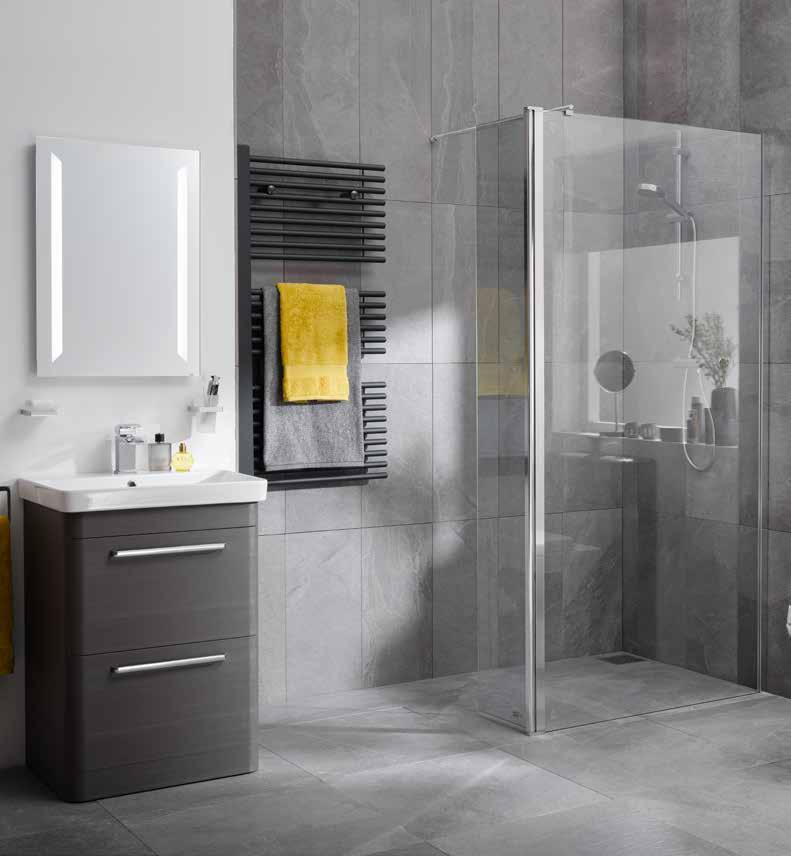 Inspiration Feel inspired by the stylish and minimalistic Spring Wetroom, our brand new must have shower product. Complement this vision of elegance with our statement furniture range, Vermont.