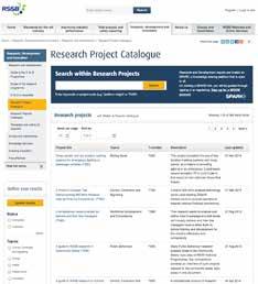 projects list to find it. Alternatively enter a keyword in the Search field to find all the projects with that word in their title.
