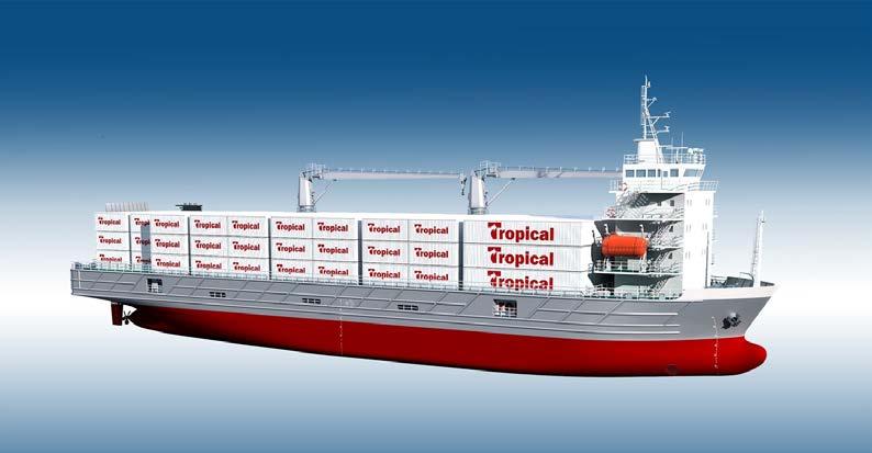 Page 5 / 5 Respective graphical representations of the 300- and 1100-teu newbuildings ordered by Tropical Shipping About MAN Diesel & Turbo MAN Diesel & Turbo SE, based in Augsburg, Germany, is the