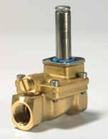 Dezincification resistant brass (DZR) valve body, NC Connection ISO228/1 Seal material Orifice size k v -value [m³/h] Differential pressure Min. max. [bar] Media temperature min. to max.