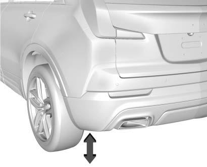 The RKE transmitter must be within 1 m (3 ft) of the rear bumper to operate the power liftgate hands-free. The hands-free feature will not work while the liftgate is moving.