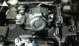 The engine head cover is all black and the engine crankcase covers feature the DOHC logo used on the original Z1 for added style.