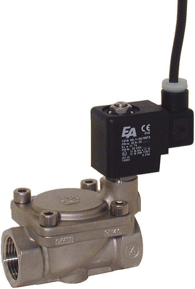 Servo assisted solenoid valves.../ax.. (version acc.