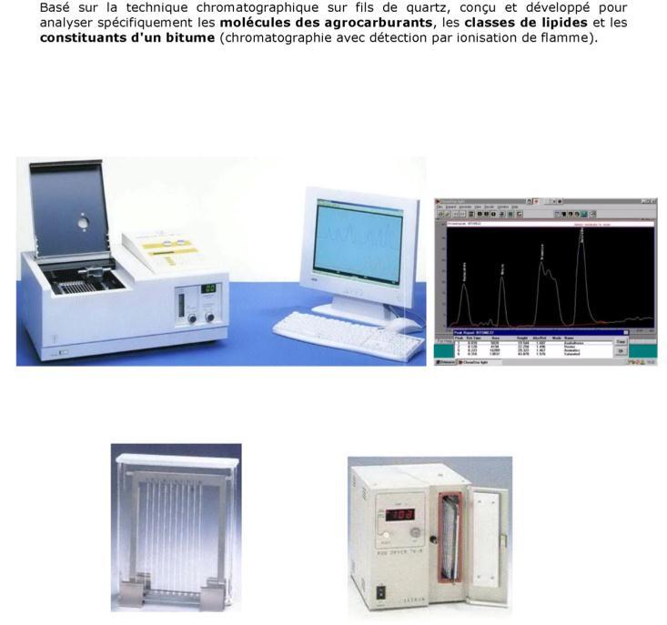 VMS - INTEGRATED LABORATORY Based on the chromatographic technique using quartz threads, designed and developed to