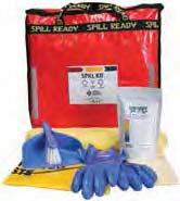 s Hazchem s The Spill Ready Hazchem Kits include a variety of absorbents to handle any type of caustic, hazardous or unknown
