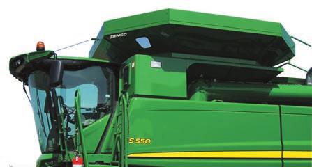 DEMCO GRAIN TANK EXTENSIONS Demco Grain Tank Extensions allow you to add more capacity by replacing the factory extension STANDARD FEATURES 3 formed channel frame provides unmatched strength and