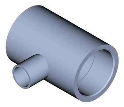 B L VIADUX WATER NETWORK SOLUTIONS ABS SYSTEMS FITTINGS FOR INDUSTRIAL APPLICATIONS REDUCING TEE SPIGOT OFFTAKE (SO-SO x SP) CODE SIZE ID A B C L PN MM MM MM MM MM RATING R11.120.