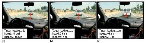 The desired time gap is assumed to be log normally distributed for drivers driving a certain vehicle type, Infrastructure speed adaptation - The sub-model for determining a vehicle s desired speed at
