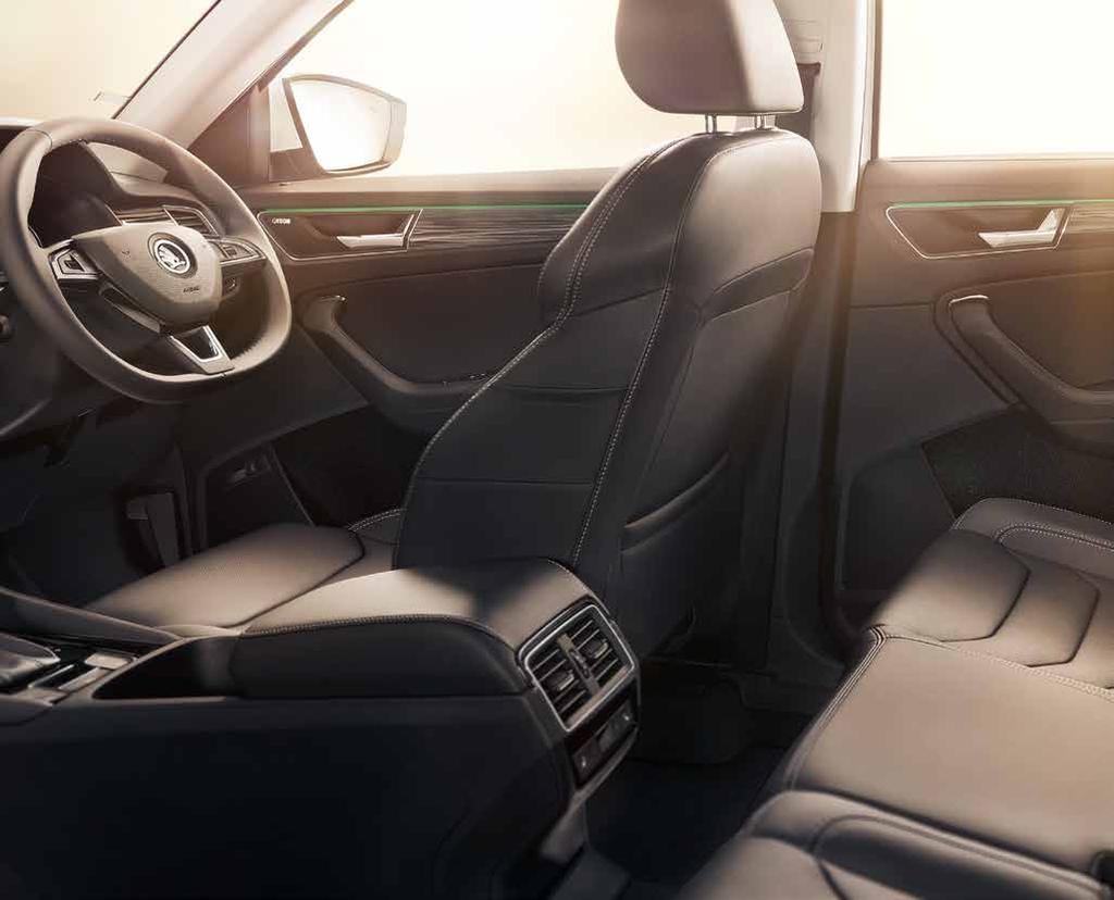 18 SPACE TO SHARE How big is your family? With seven seats as standard, the KODIAQ can transport up to seven people with ease and in maximum comfort.