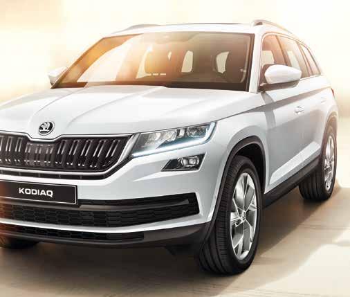 4 EXTERIOR DESIGN Comfortable in any place and in all conditions, the ŠKODA KODIAQ combines a robust body with impressive
