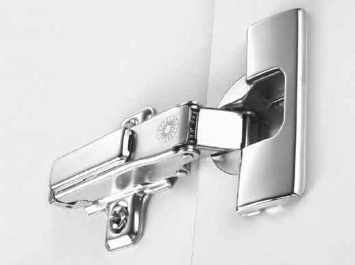 Hinges Anyway clip hinges Anyway clip Anyway Clip Hinges provided with an innovative, easy and safe metal release.