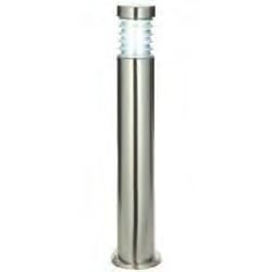 BOLLARD 13923 Brushed stainless steel H: 800mm Dia: 140mm