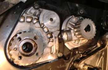 Remember: the camshaft is locked at the injection pump side of