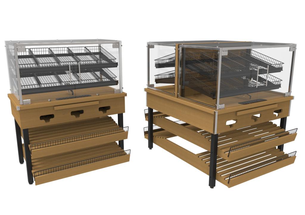 BGL SERIES COOKIE/PASTRY CASE Bulk Bun/Pastry Table - Single Sided CSRL-002-01B Bulk Bun/Pastry Table - Double Sided CSSA-005-01B Applications The BGL Series is a merchandising display which has a