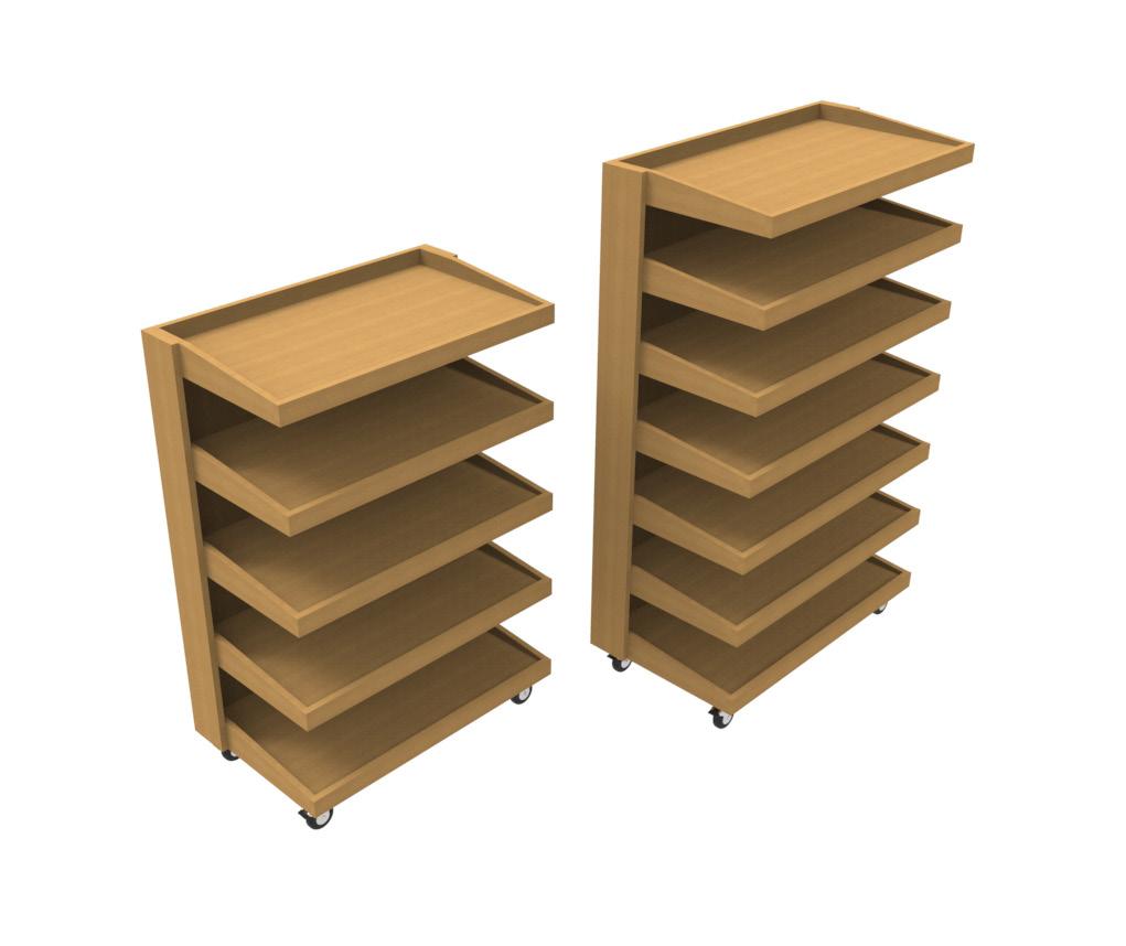 BGT SERIES SINGLE SIDED FIXED SHELVING SDIE-005-01B SDIE-006-01B Fixed Shelving End Cap - Large Fixed Shelving End Cap - Small Birch/maple plywood & solid maple construction Heavy duty locking