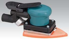 58504 Includes 56319 Vacuum Sanding Pad, 80 mm wide x 130 mm long (approximately 3-1/4" x 5"), with eight vacuum holes.
