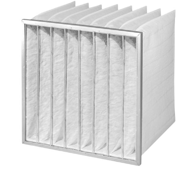 Airpocket Eco Glass Product Range KEY FACTS Glass fiber filter medium Guaranteed long-term stability High efficiency High dust holding capacity DESIGN Features Pocket filters built with metal or