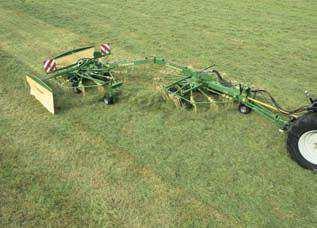 of forage, can be moved sideways if necessary. It holds up: the main frame with its boxsection profile is robustly designed to withstand huge stresses.