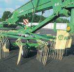 Swadro 1010 The Side Delivery Rake with three rotors High output with 9.