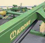 to less than 4.00 m (13'2") Separate rotor lift/lower feature The four-rotor center delivery rakes from KRONE are productive workhorses.