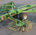 arms to match windrow widths to the capacity of the following harvester.