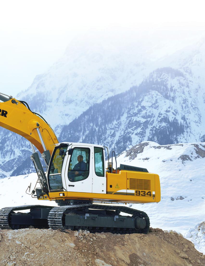 Performance Liebherr crawler excavators feature state-of-the-art technology and high-quality workmanship.