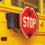 some school buses equipped with exterior cameras to catch stop-arm violations (cars passing illegally). That s up from 12% in 2013 and 8% in 2012.