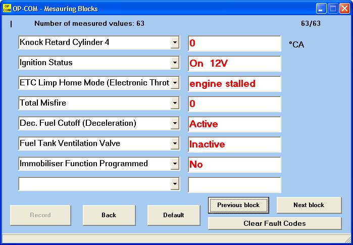 7 [Reset Engine Control Module] This function will set back the Engine Control Module to its factory default state. Prior to replace, you have to reset it back to its factory default state.