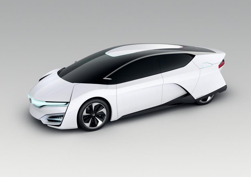 Honda FCEV Concept - Announcement World Debut at LAAS, 2013 Entirely new platform Style concept hints at the next generation Honda FCEV 5 passenger dedicated-platform sedan
