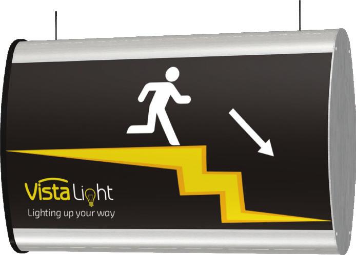 Illuminated ista Signs The unique design of the system allows the use of two panels for inserting
