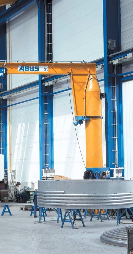 ABUS VS pillar jib crane ABUS jib cranes are extremely versatile units which can easily be adapted to the customer s specific requirements.