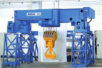 without open gears Load capacity: up to 100 t Type Z Twin Drive Crab Unit with twin hoist articulated end carriage