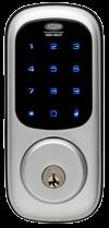 Wireless Digital Deadbolt 75 54 34 70 175 154 Exterior Interior Wireless Network Optional Z-Wave or ZigBee wireless network modules can integrate this product with building automation systems.